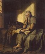 REMBRANDT Harmenszoon van Rijn The Apostle Paul in Prison oil painting artist